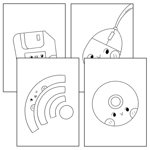 Technology coloring pages technology coloring worksheet activity morning works made by teachers