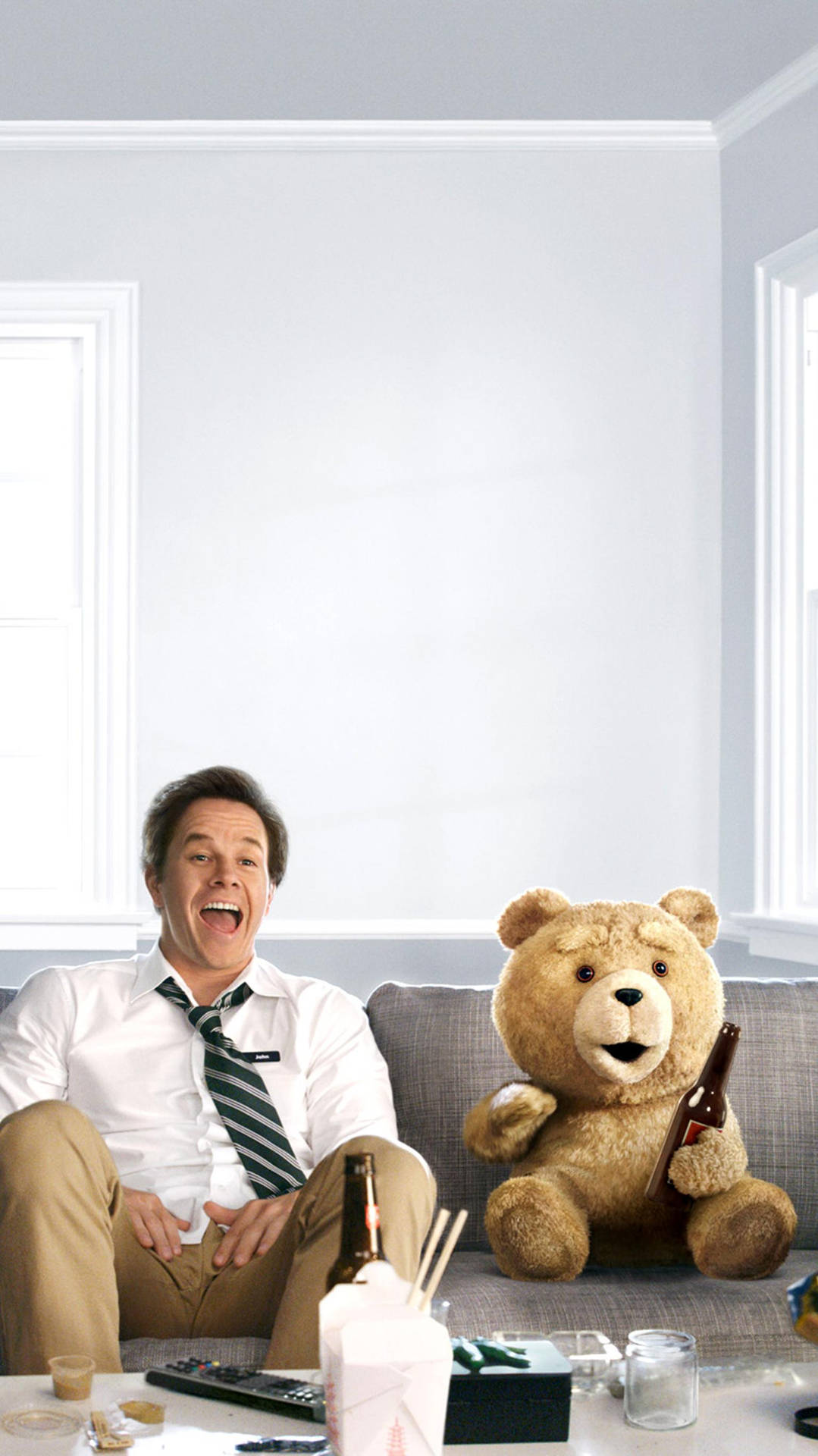 Download ted and john poster wallpaper