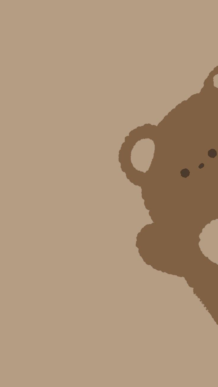 Aesthetic bear wallpaper