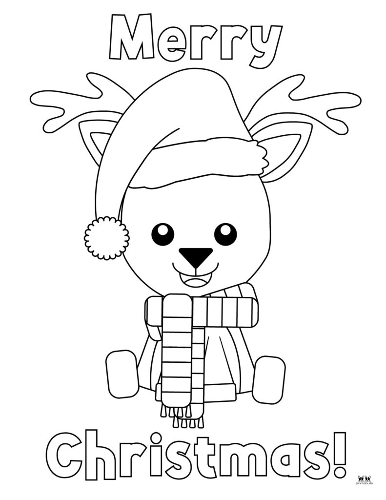 Reindeer coloring pages