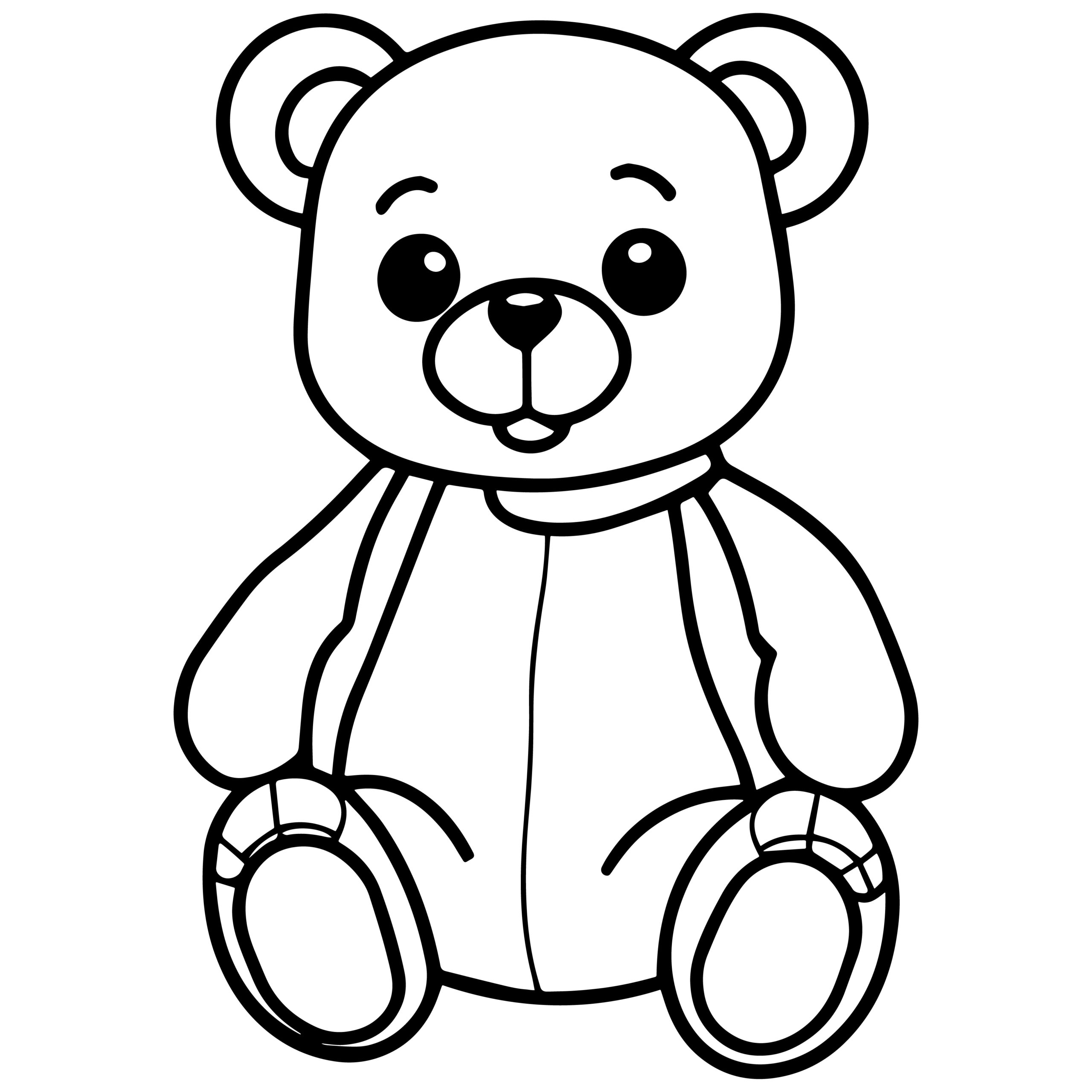 Teddy bear coloring book teddy bear coloring pages made by teachers