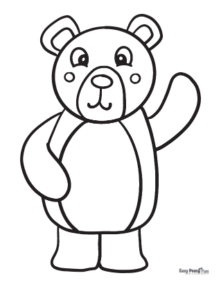 Bear coloring pages