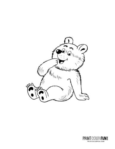 Explore the wild with bear clipart coloring plus engaging activities for kids at