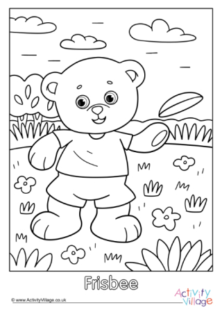 Teddy bear louring pages