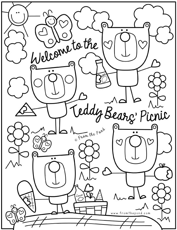 Bears â pond coloring club