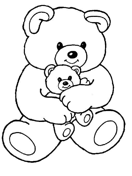 Teddy bear coloring page free coloring page template printing printable teddy bear coloring pageâ boyama sayfalarä yazdärälabilir renkli sayfalar boyama kitabä