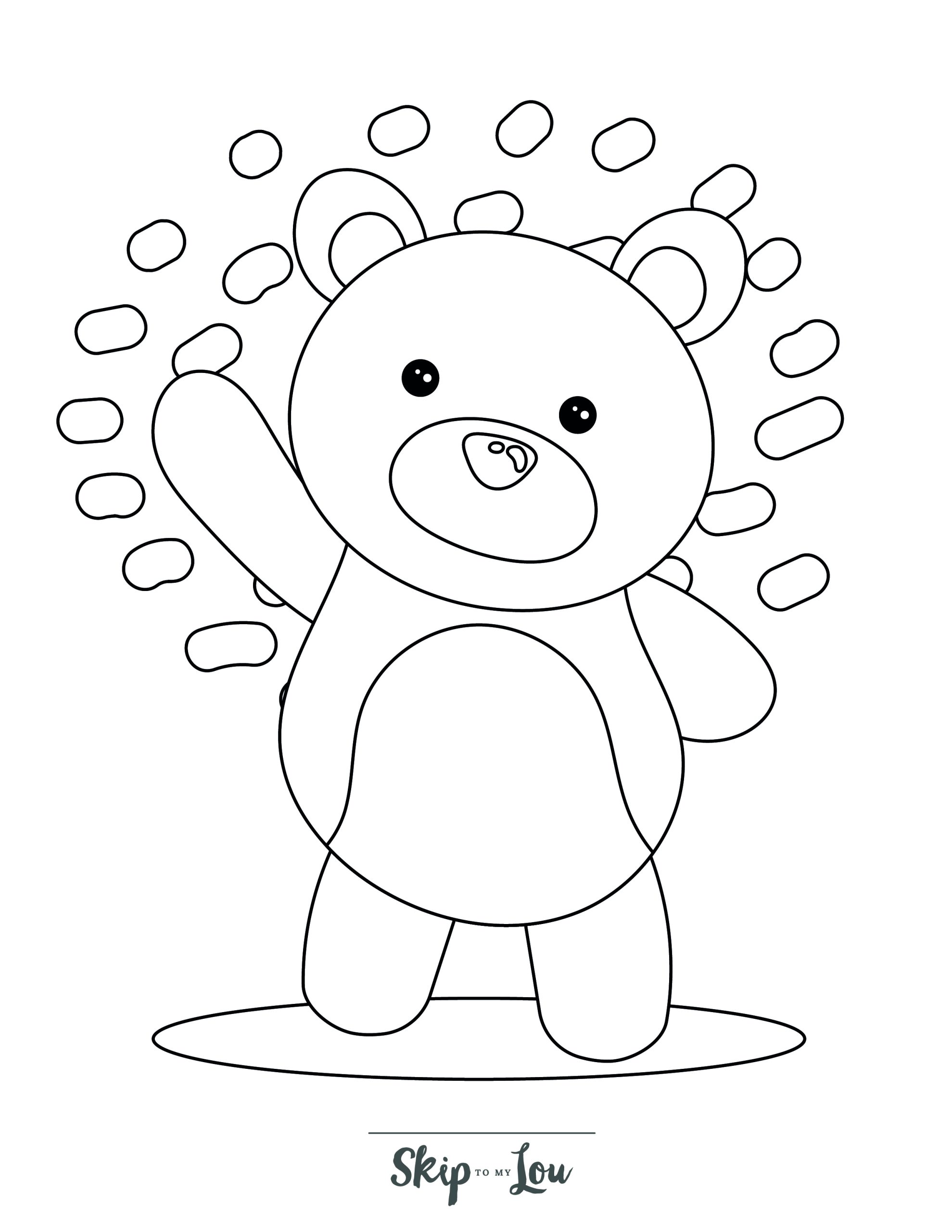 Bear coloring pages