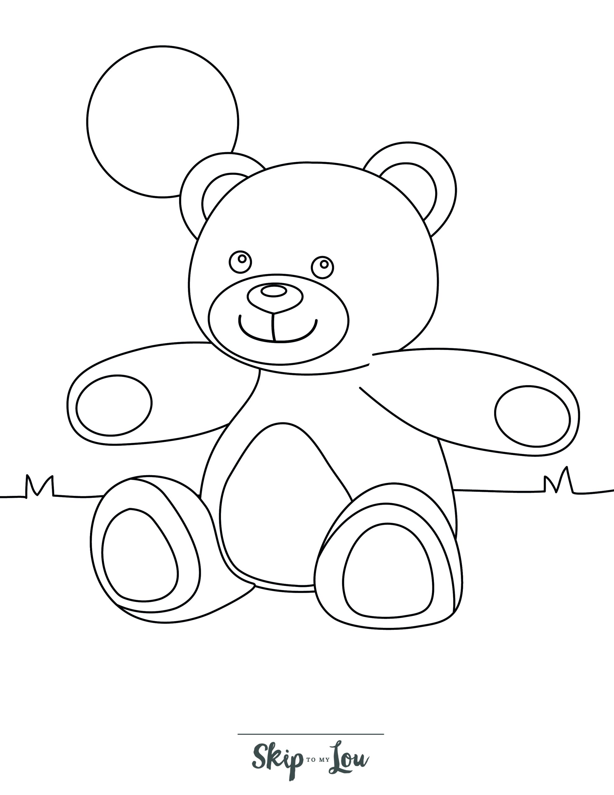 Bear coloring pages