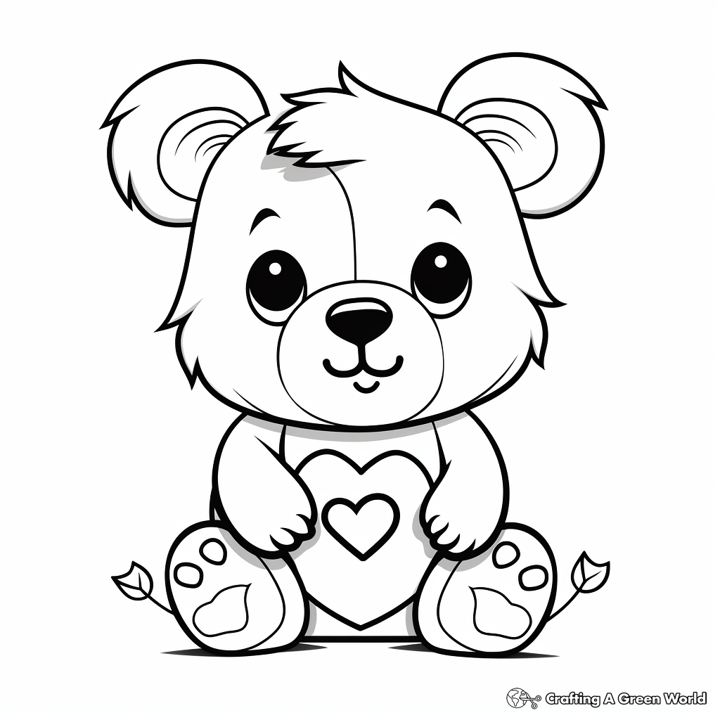 Valentine coloring pages for toddlers