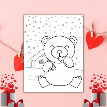 Printable lovely teddy bear coloring pages sheets