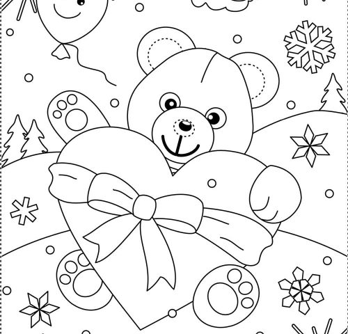 Free valentines day coloring pages