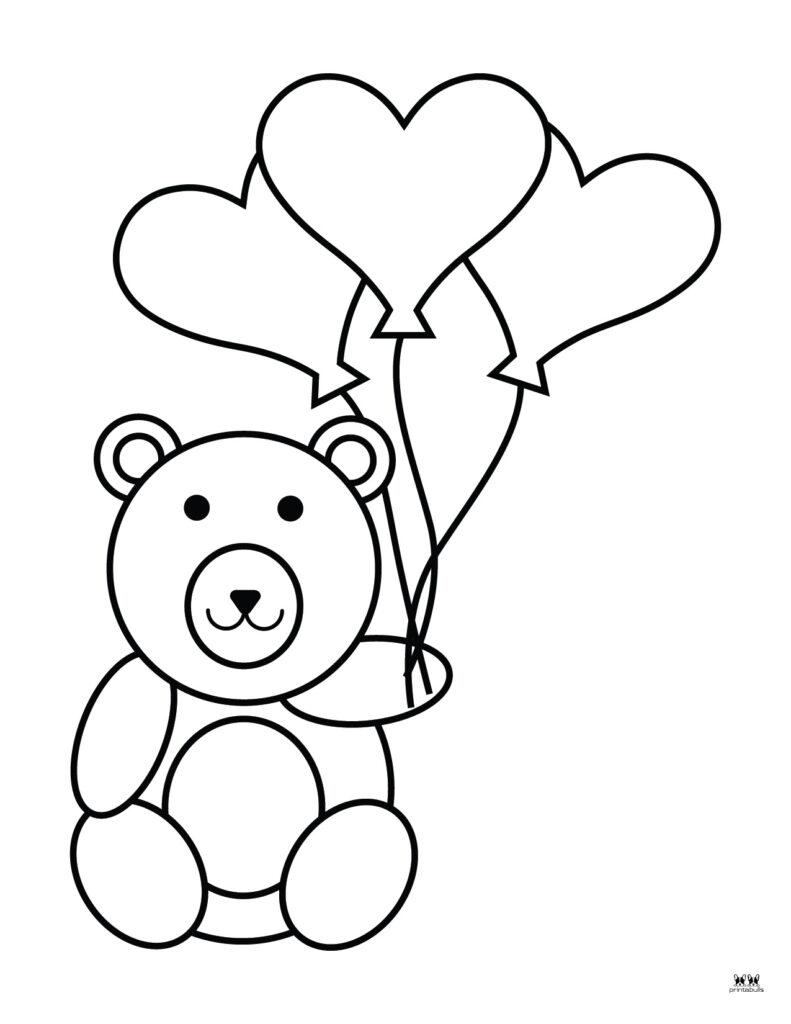 Valentines day coloring pages