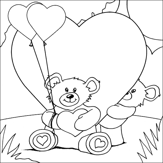 Valentine heart colouring my free colouring pages