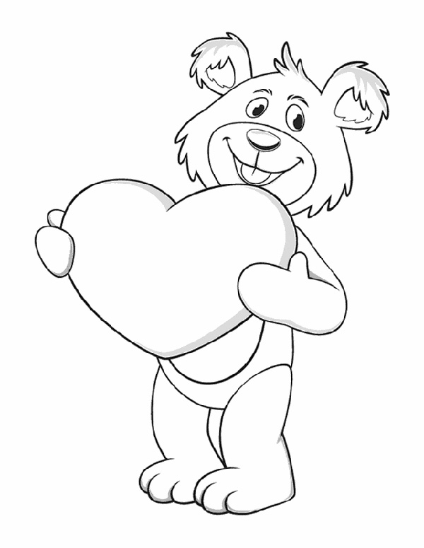 Valentines day coloring pages to print for kids â