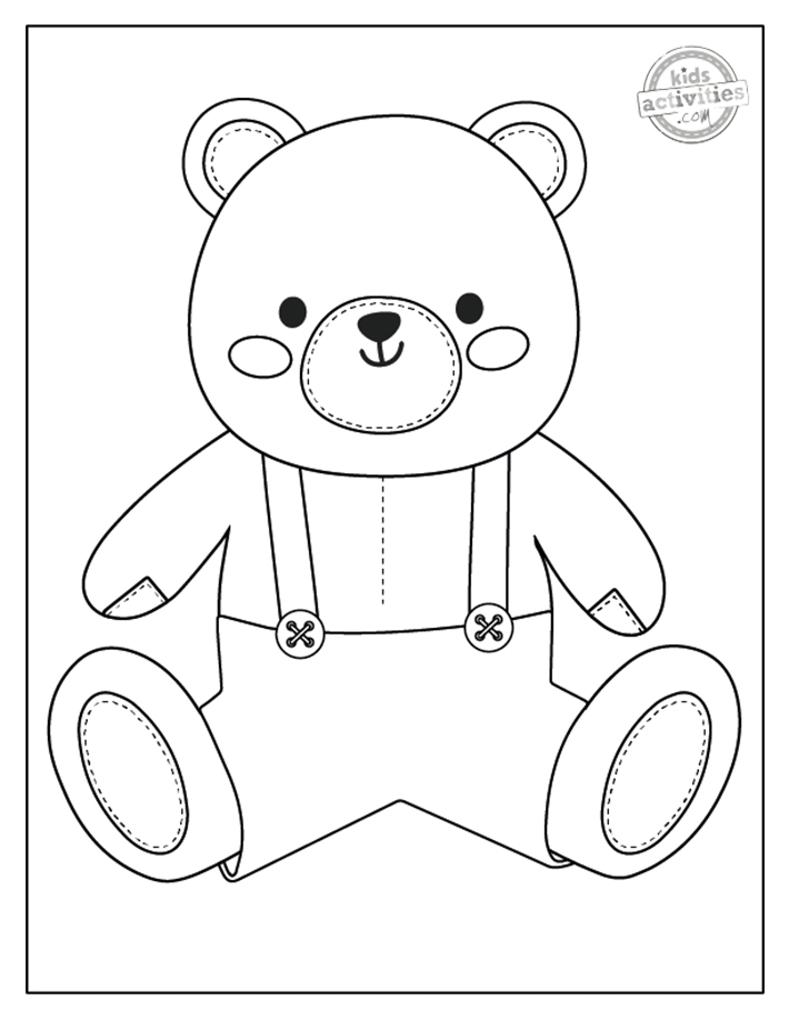 Cutest ever teddy bear coloring pages kids activities blog