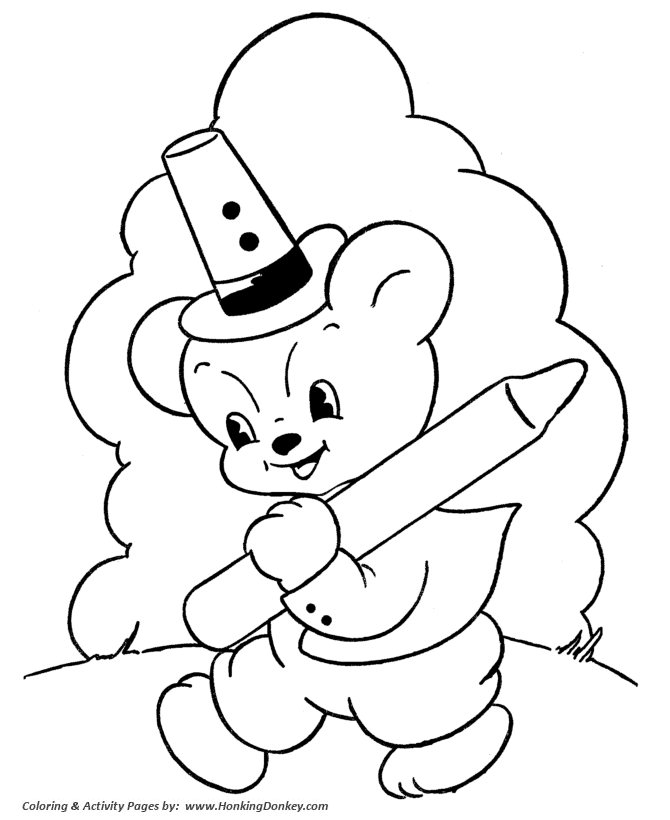 Teddy bear coloring pages free printable coloring bear coloring kids page