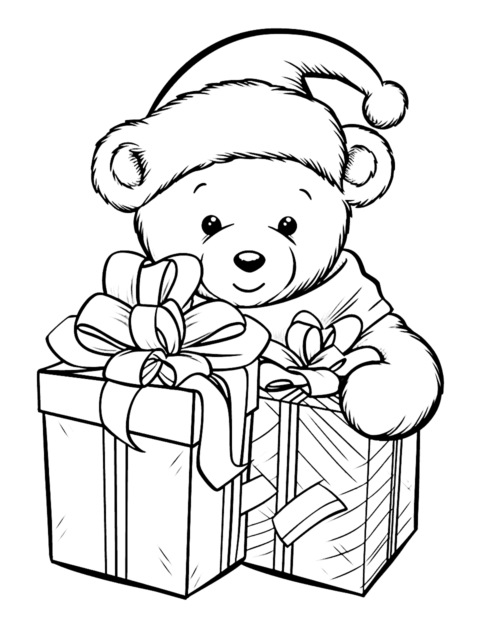 Christmas coloring pages free printable sheets