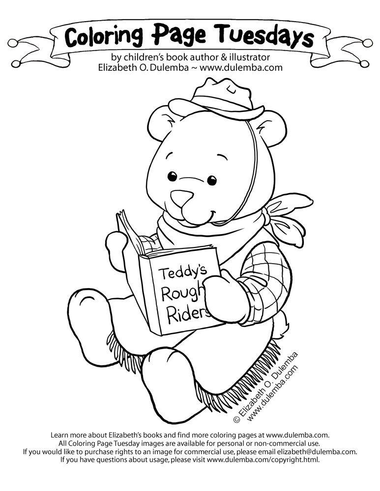 Coloring page tuesday