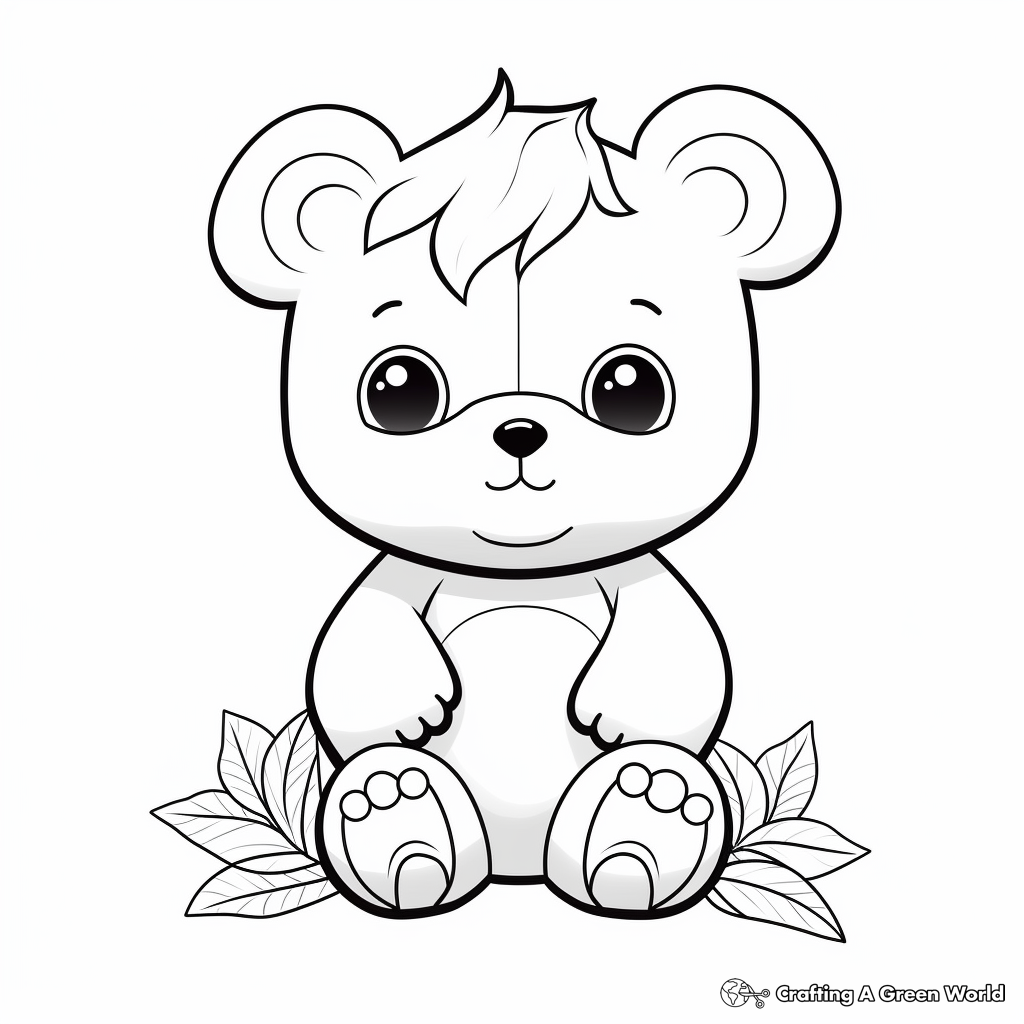 Teddy bear coloring pages