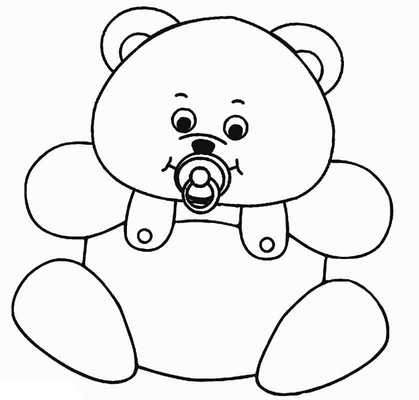 Teddy bear coloring pages