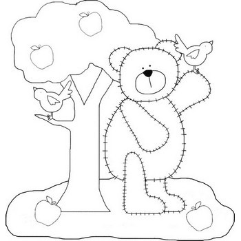 Bear coloring pages adorable scruffy bears to color