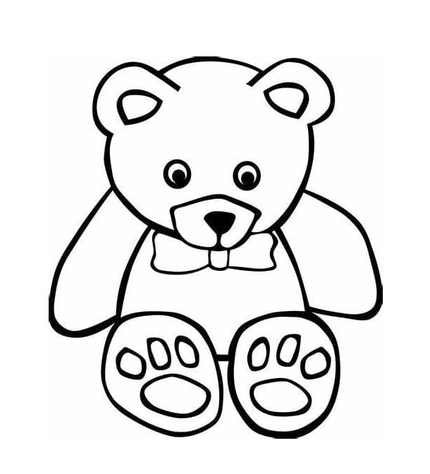 Teddy bear coloring pages