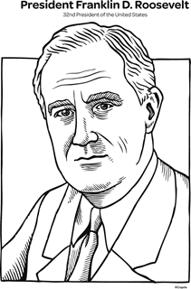 Us presidents free coloring pages