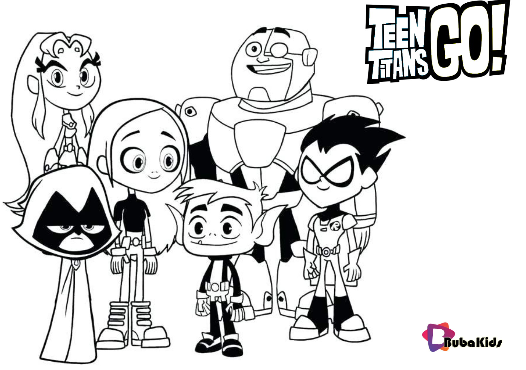 Teen titans go free printable coloring pages bubakids teen titana go bubakids teentitanago â teen titans go cartoon coloring pages coloring pages