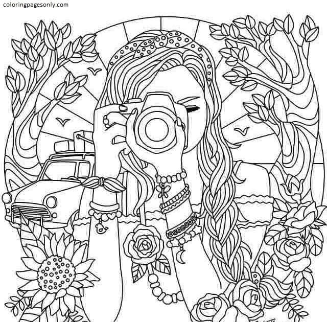 Teenage coloring pages printable for free download