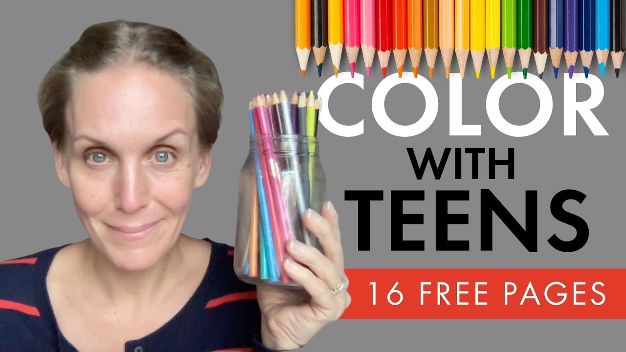 Ways to use coloring pages with teens free coloring sheets