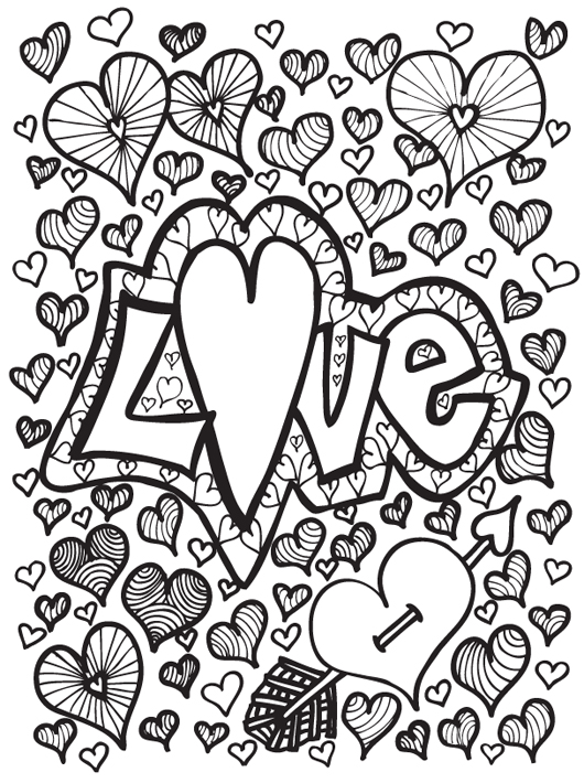 Coloring pages for teens