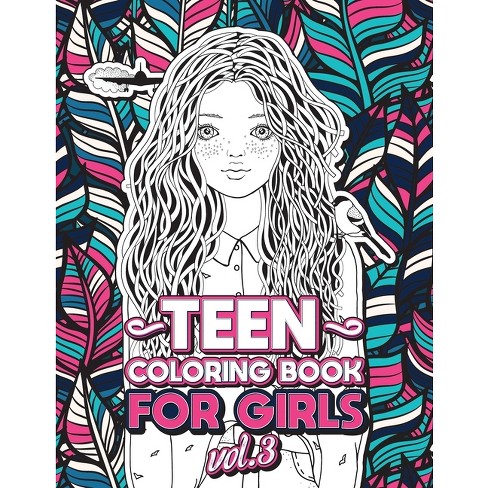 Teen coloring books for girls