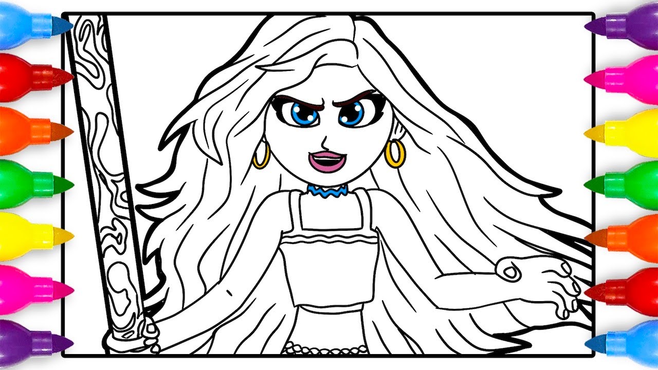 Nerissa coloring pages ruby gillan teenage kraken