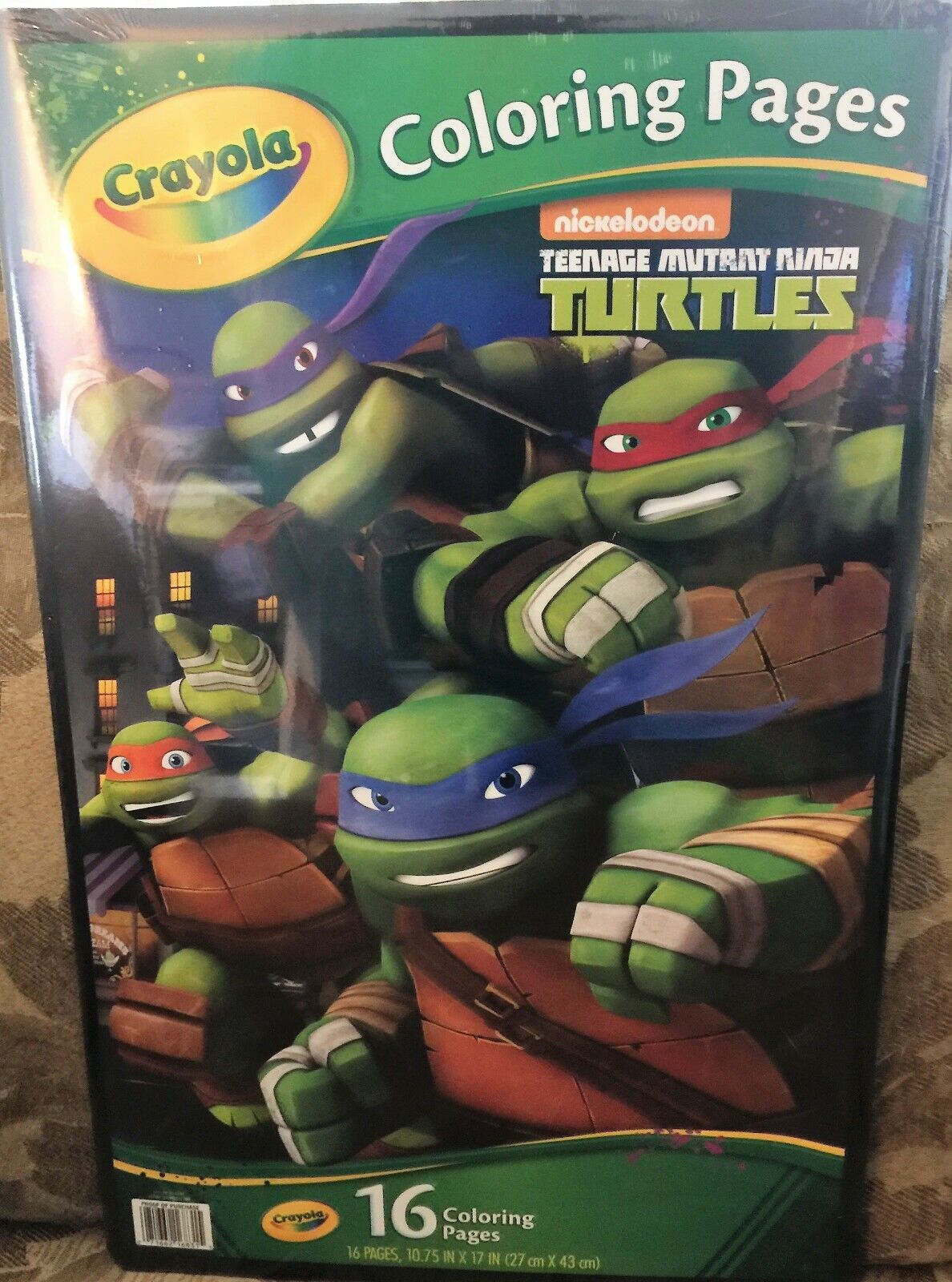 Crayola coloring pages teenage mutant ninja turtles brand new