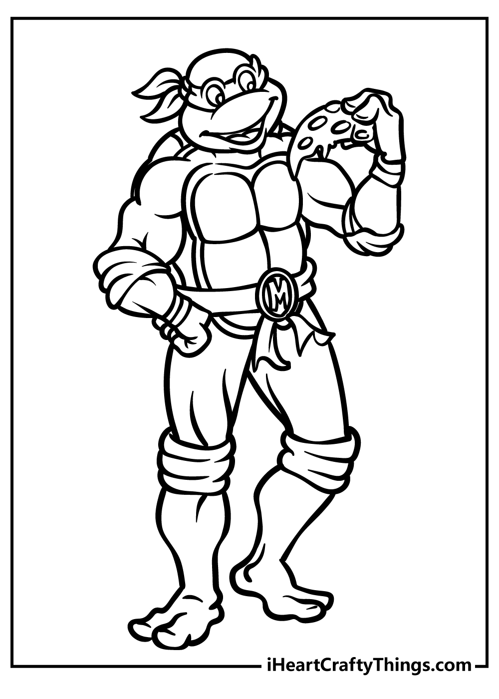 Ninja turtles coloring pages free printables