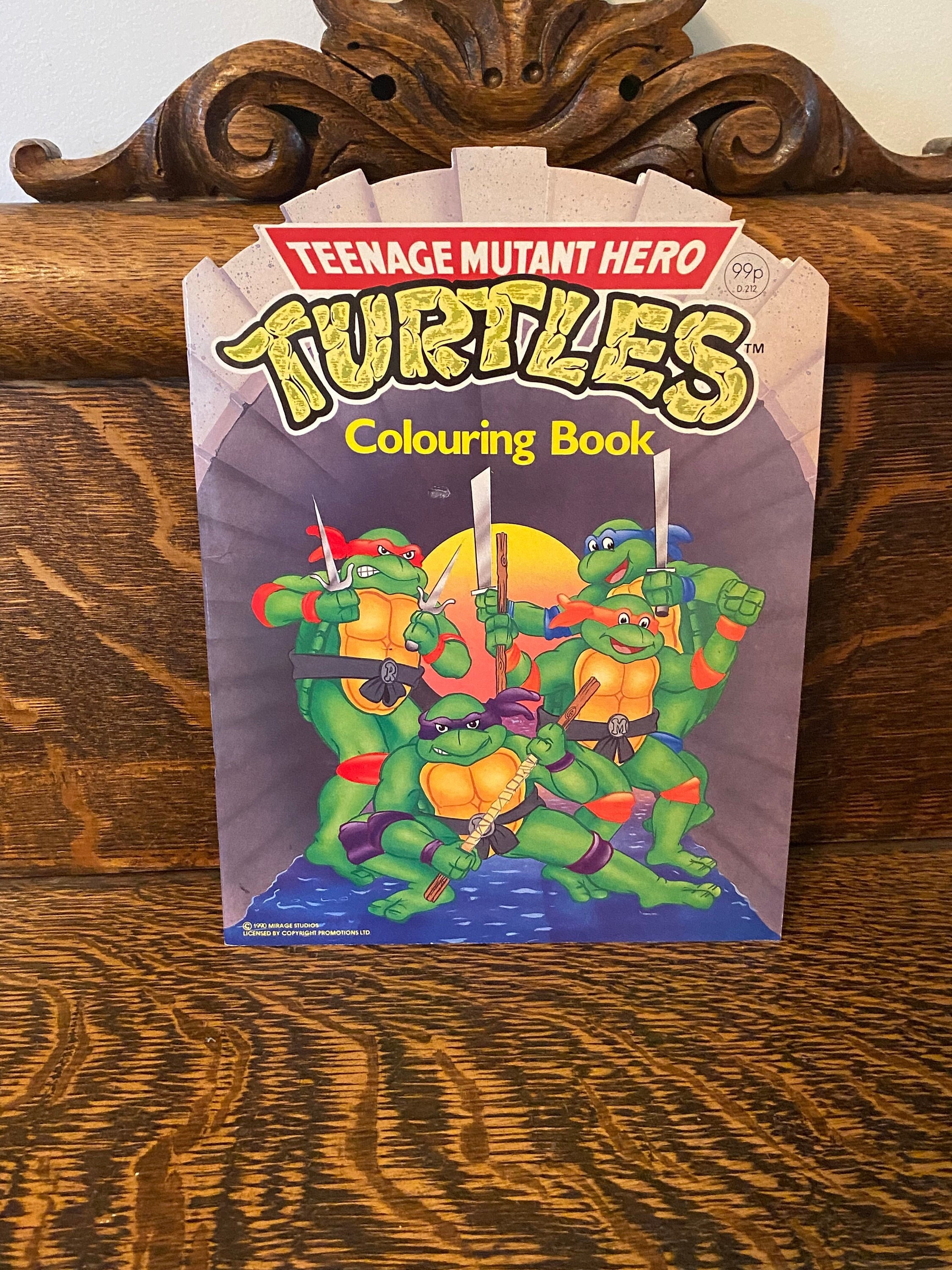 Tmnt colouring book teenage mutant ninja turtles coloring book mirage studios s collectible tmht england edition