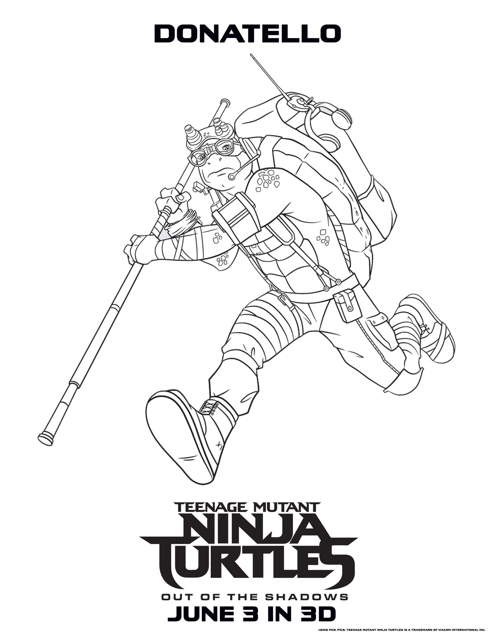 Teenage mutant ninja turtles coloring pages