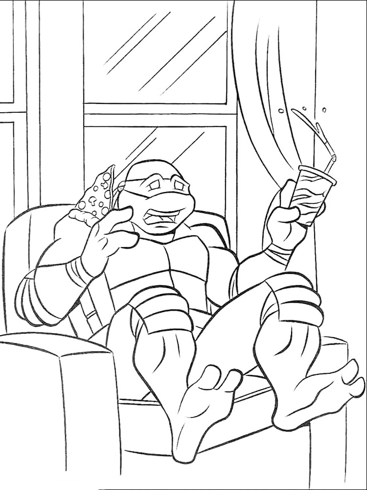 Teenage mutant ninja turtles coloring pages