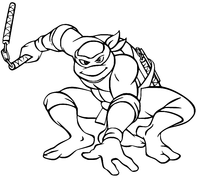 Ninja turtles coloring pages printable for free download