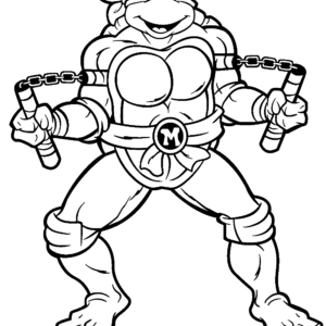 Ninja turtles coloring pages printable for free download