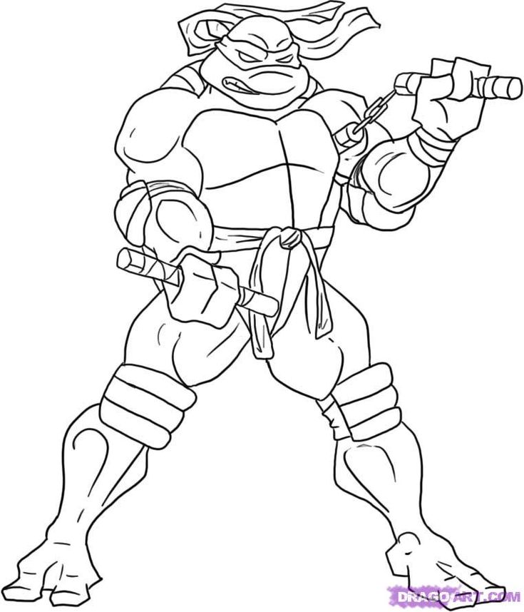 Michelangelos ninja turtle coloring pages turtle coloring pages superhero coloring pages