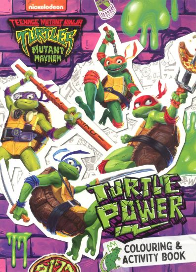 Learning is fun nickelodeon tmnt coloring and activity book