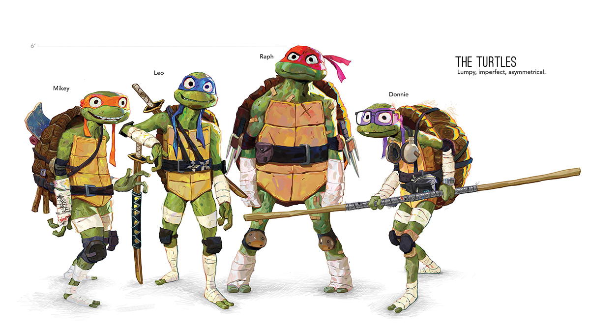 The wild influences behind the look of teenage mutant ninja turtles mutant mayhem den of geek