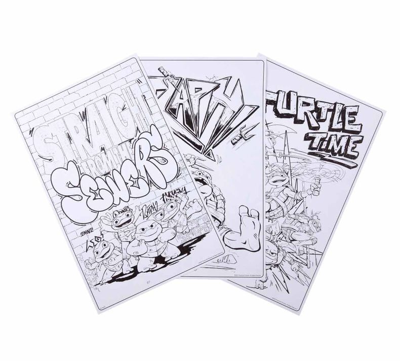 Giant teenage mutant ninja turtles coloring pages