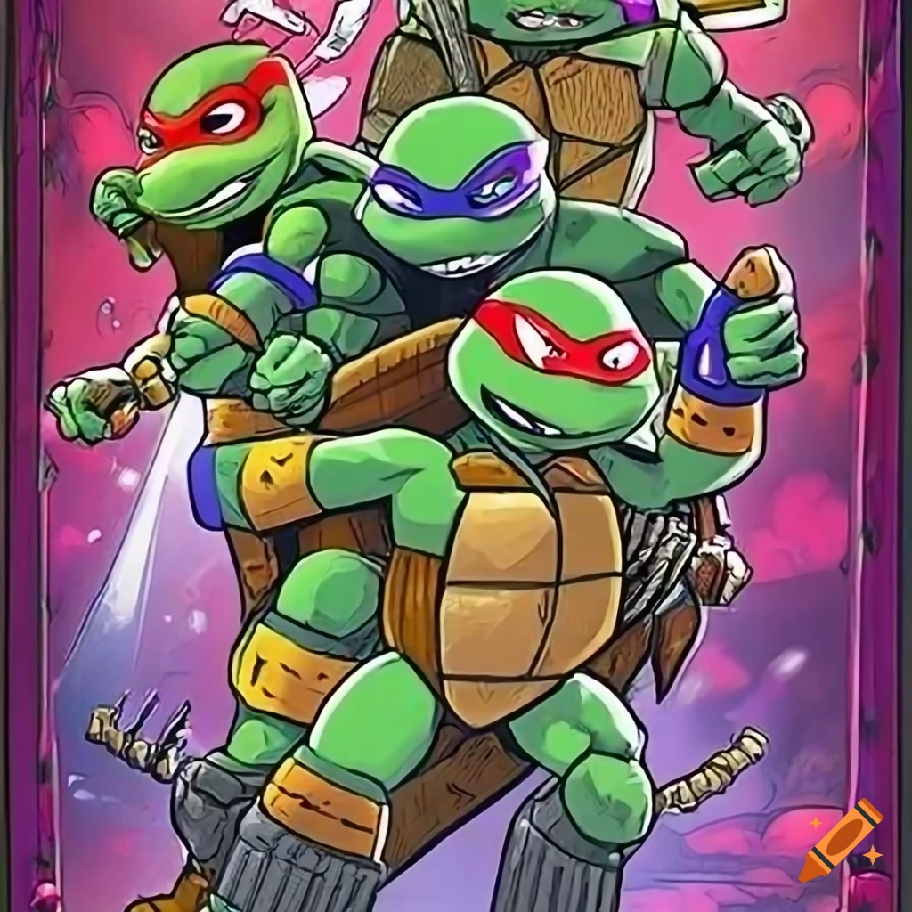 Tmnt mutant mayhem coloring book for kids x cover on