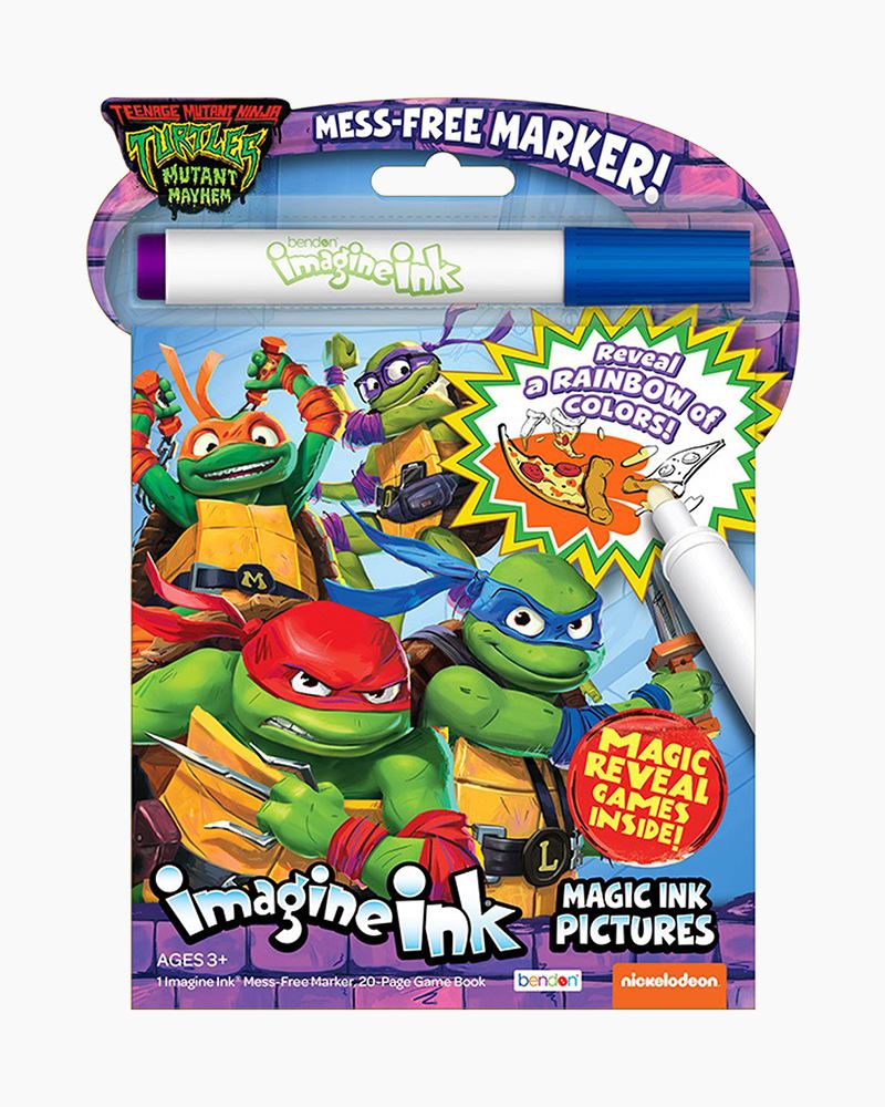 Bendon teenage mutant ninja turtles mutant mayhem imagine ink activity book the paper store