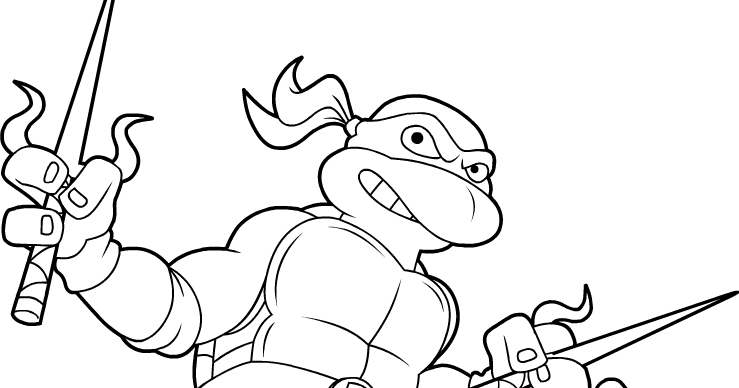 Springfield punx tmnt raphael coloring page