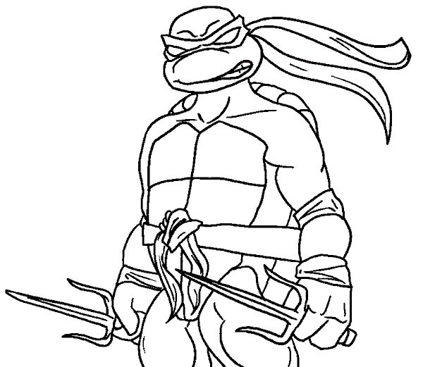 Ninja turtles raphael coloring page to print and free download ninja turtle coloring pages turtle coloring pages raphael ninja turtle