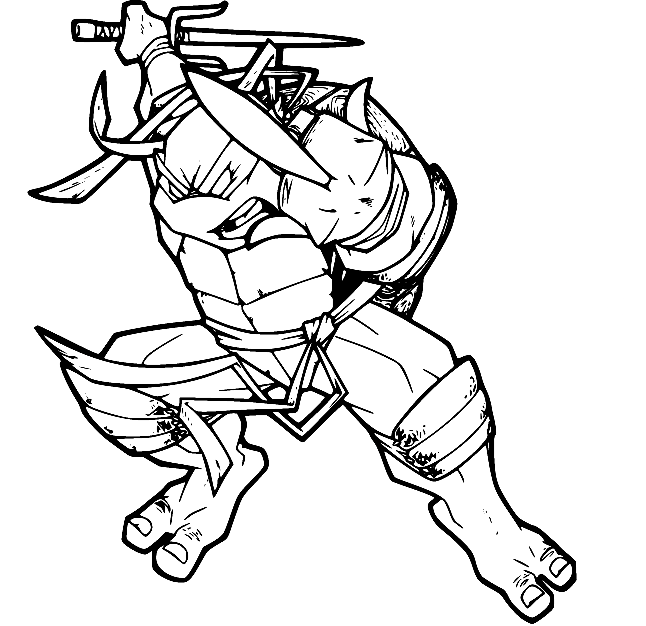 Ninja turtles coloring pages printable for free download