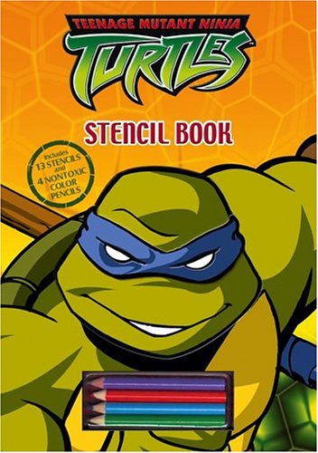 Teenage mutant ninja turtles stencil book